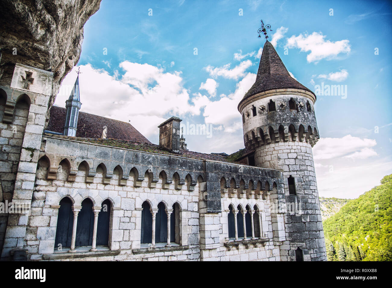 Rocamadour Sanctuary Tower Lot France Stock Photo Alamy rocamadour-sanctuary-tower-lot-france-stock-photo-alamy