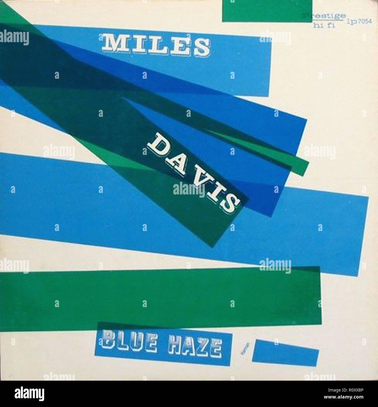 MILES DAVIS - BLUE HAZE- Vintage cover album Stock Photo - Alamy