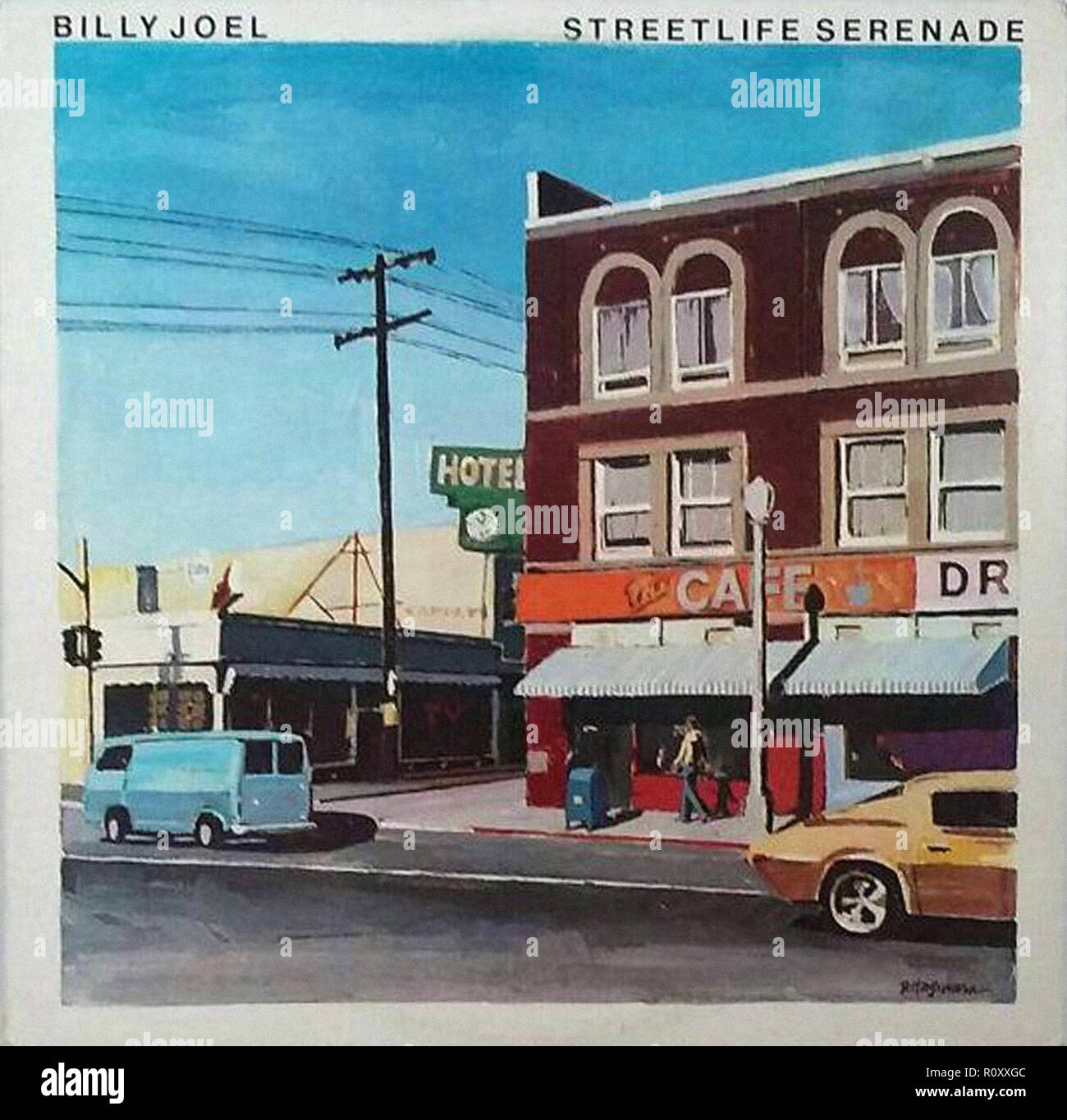 BILLY JOEL - STREETLIFE SERENADE - Vintage cover album Stock Photo 