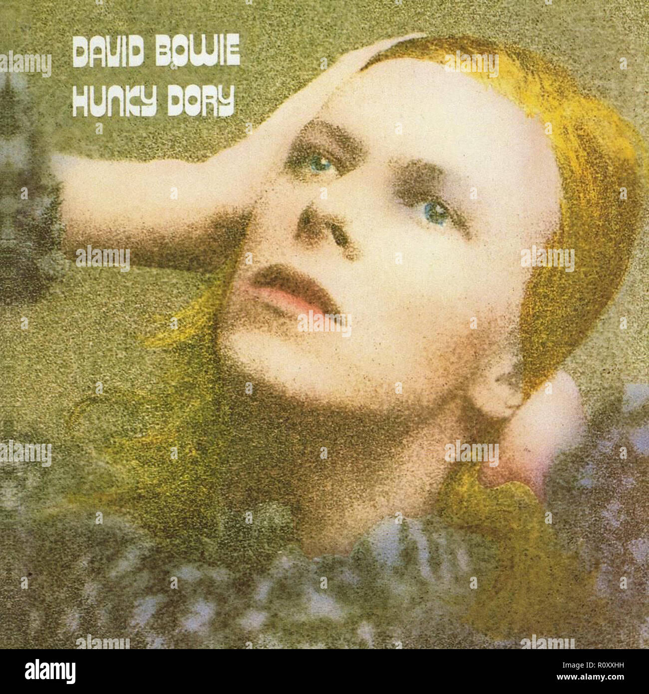hunky-dory-david-bowie-vintage-cover-album-stock-photo-alamy