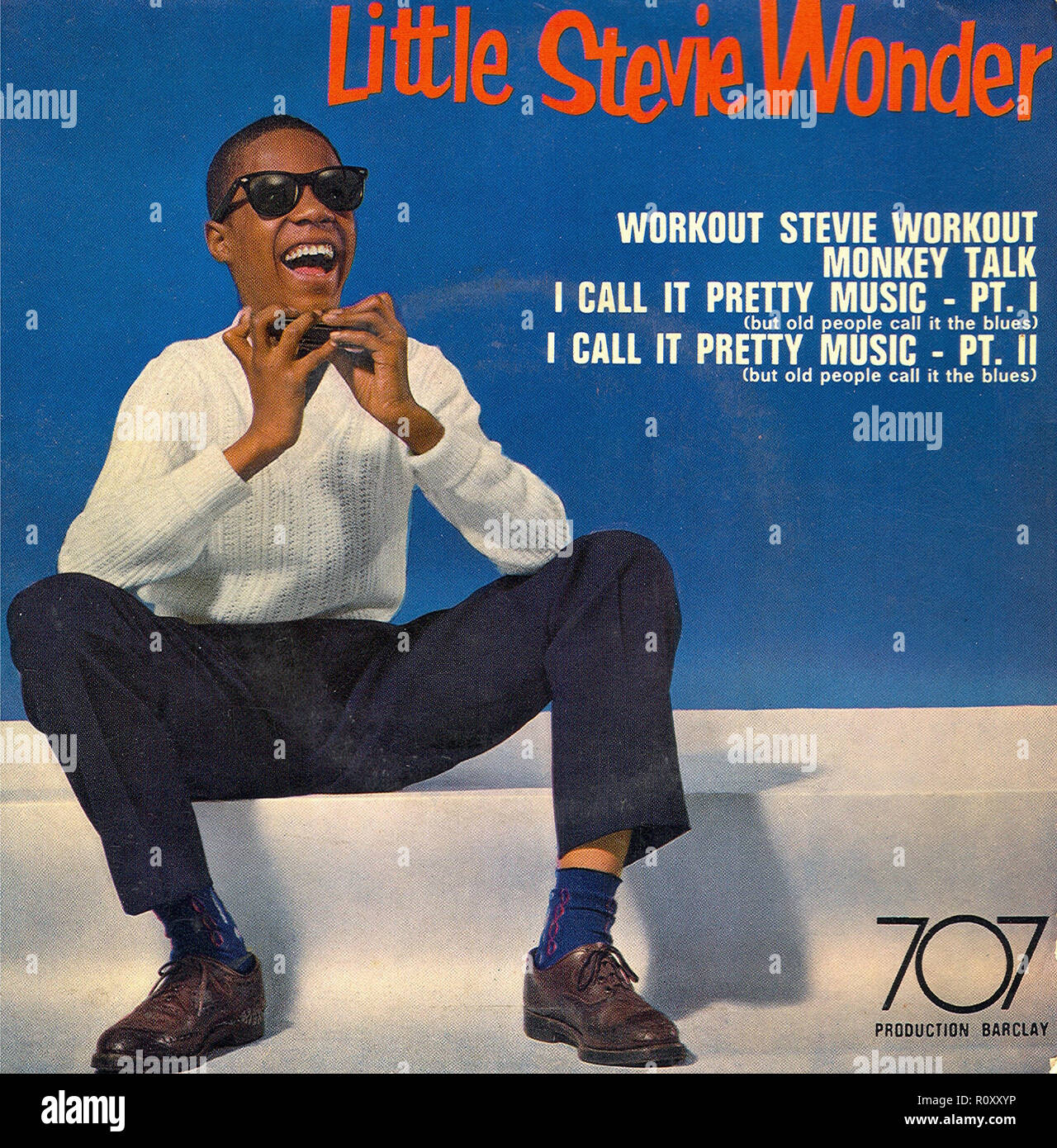 LITTLE STEVIE WONDER Vintage vinyl cover album Stock Photo Alamy