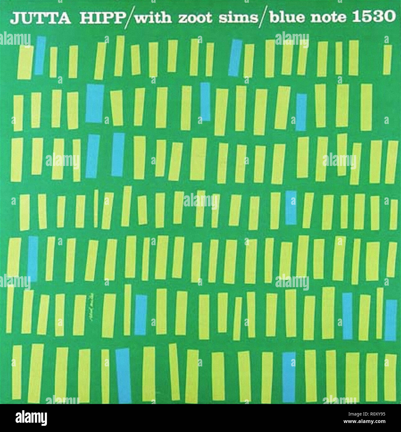 JUTTA HIPP with ZOOT SIMS - BLUE note 1530 - Vintage cover album Stock Photo