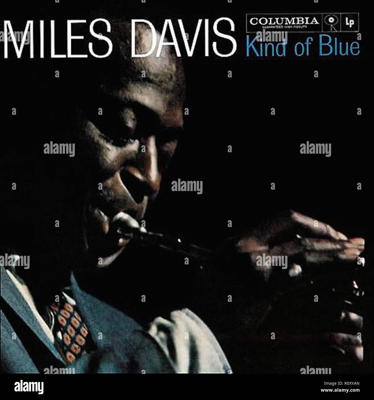 MILES  DAVIS - Kind of Blue - Vintage cover album Stock Photo