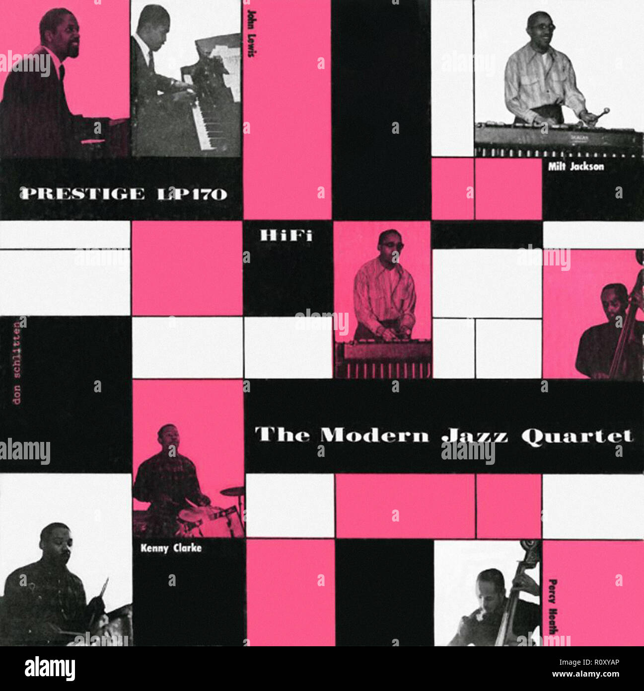MODERN Jazz Quartet Kenny Clarke Vintage cover album Stock Photo Alamy