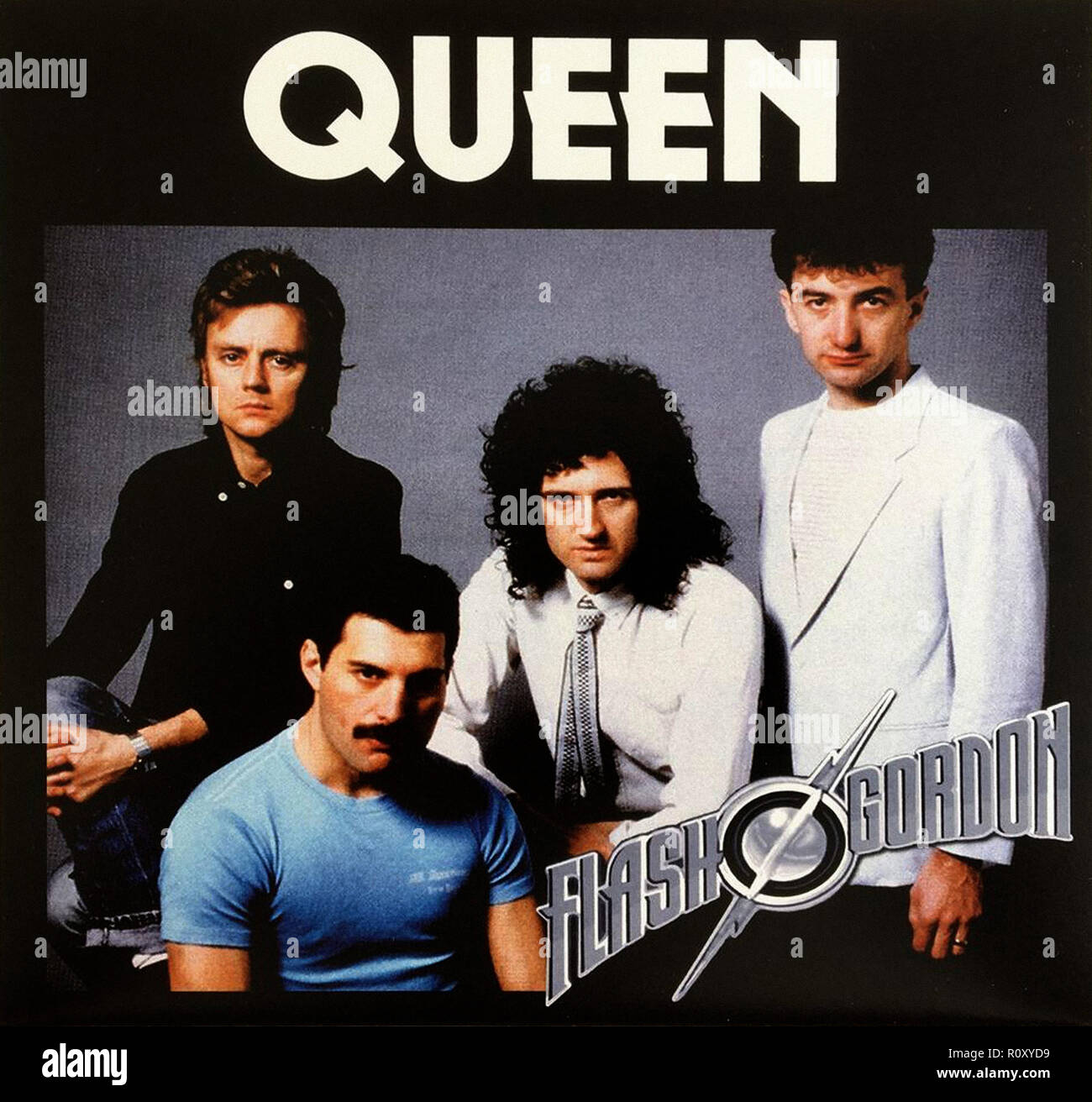 QUEEN - FLASH GORDON - Vintage cover album Stock Photo