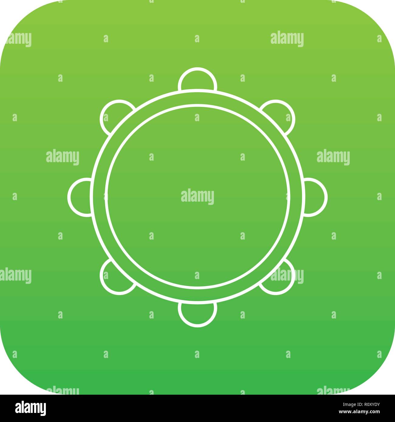 Little drums icon green vector Stock Vector Image & Art - Alamy