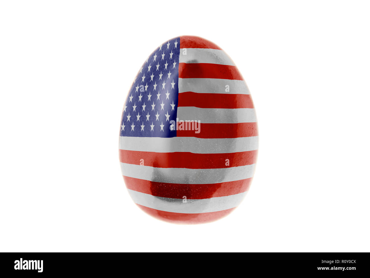 Easter egg with USA flag Stock Photo Alamy