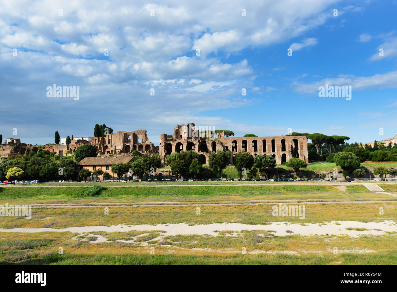 Circo Massimo Is An Ancient Roman Chariot Racing Stadium And Mass Entertainment Venue Located In Rome Italy Stock Photo Alamy