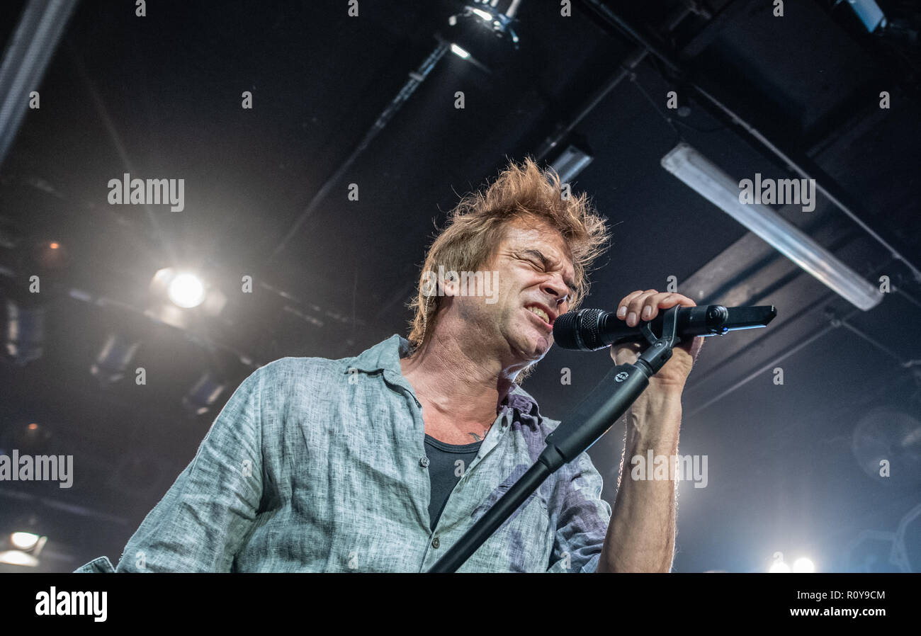 Berlin, Germany. 07th Nov, 2018. Singer Campino of the band Die Toten Hosen gives a concert at SO 36. The Kreuzberger Club SO 36 celebrates its 40th birthday this year. On this occasion the band performed there. Credit: Paul Zinken/dpa - ATTENTION: For editorial use only/dpa/Alamy Live News Stock Photo