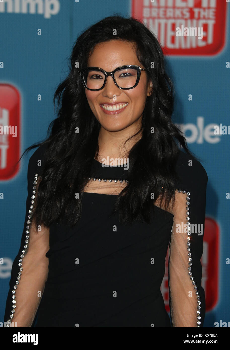 Los Angeles, California, USA. 5th Nov, 2018. Ali Wong during arrivals for the 'Ralph Breaks The Internet' Los Angeles Premiere. Credit: Faye Sadou/AdMedia/ZUMA Wire/Alamy Live News Stock Photo
