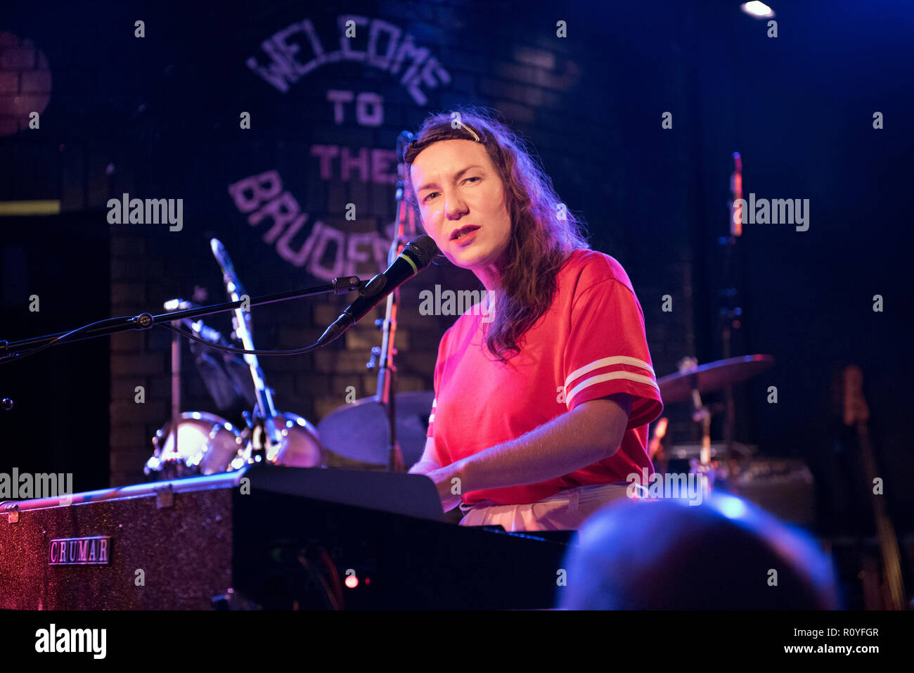 Leeds, UK. 7th Nov 2018. Scottish singer-songwriter Kathryn Joseph in concert at Brudenell Social Club, Leeds, UK Credit: John Bentley/Alamy Live News Stock Photo