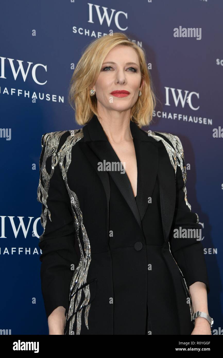 Shanghai, Shanghai, China. 8th Nov, 2018. Shanghai, CHINA-Australian Actress Cate Blanchett shows at a promotional event in Shanghai, China. Credit: SIPA Asia/ZUMA Wire/Alamy Live News Stock Photo