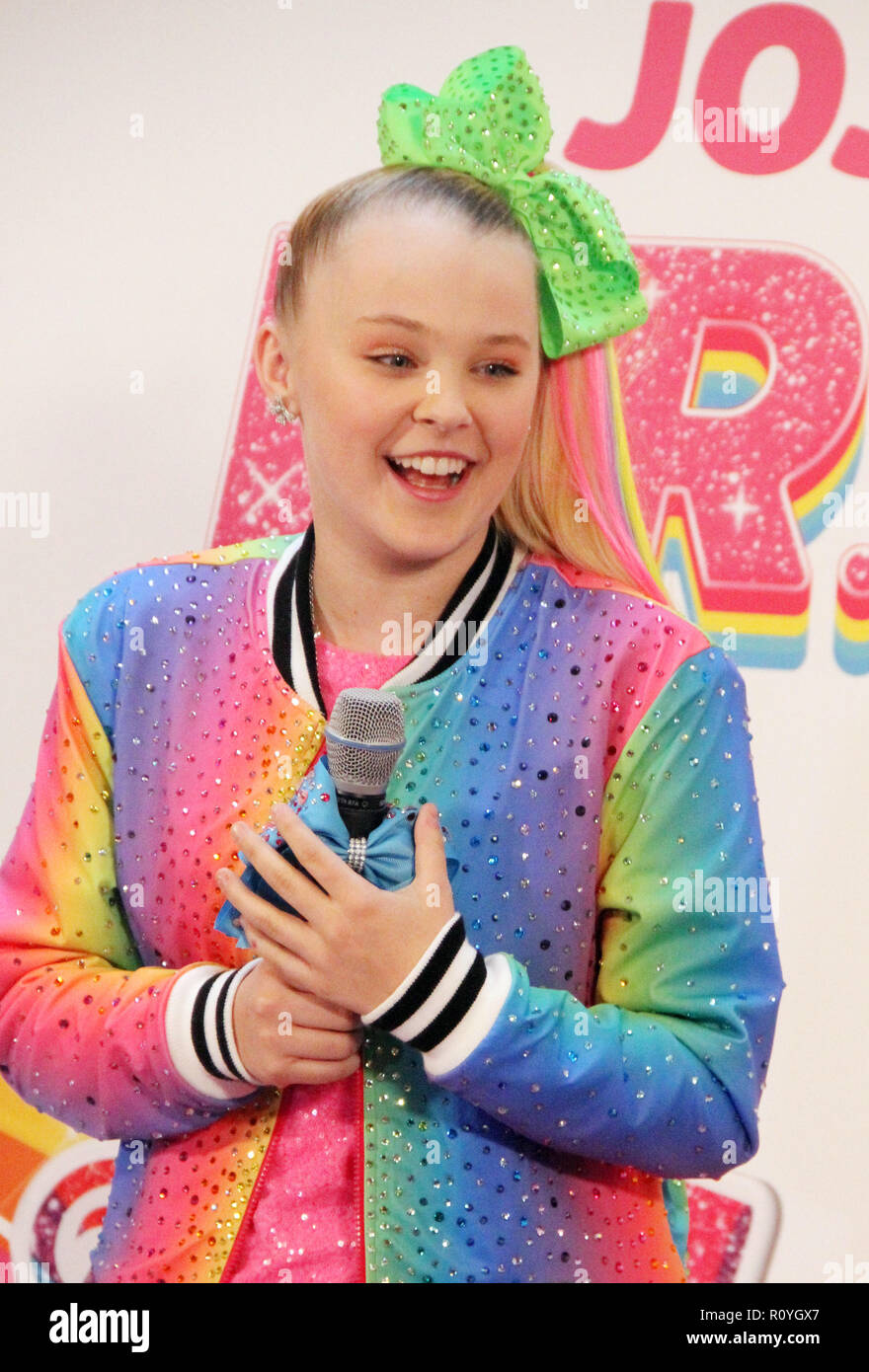 New York, NY, USA. 07th Nov, 2018. Jo Jo Siwa announces her tour during