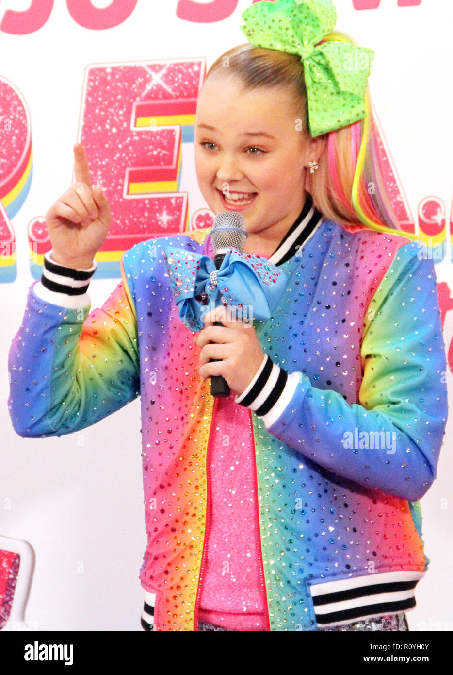 New York, NY, USA. 07th Nov, 2018. Jo Jo Siwa announces her tour during