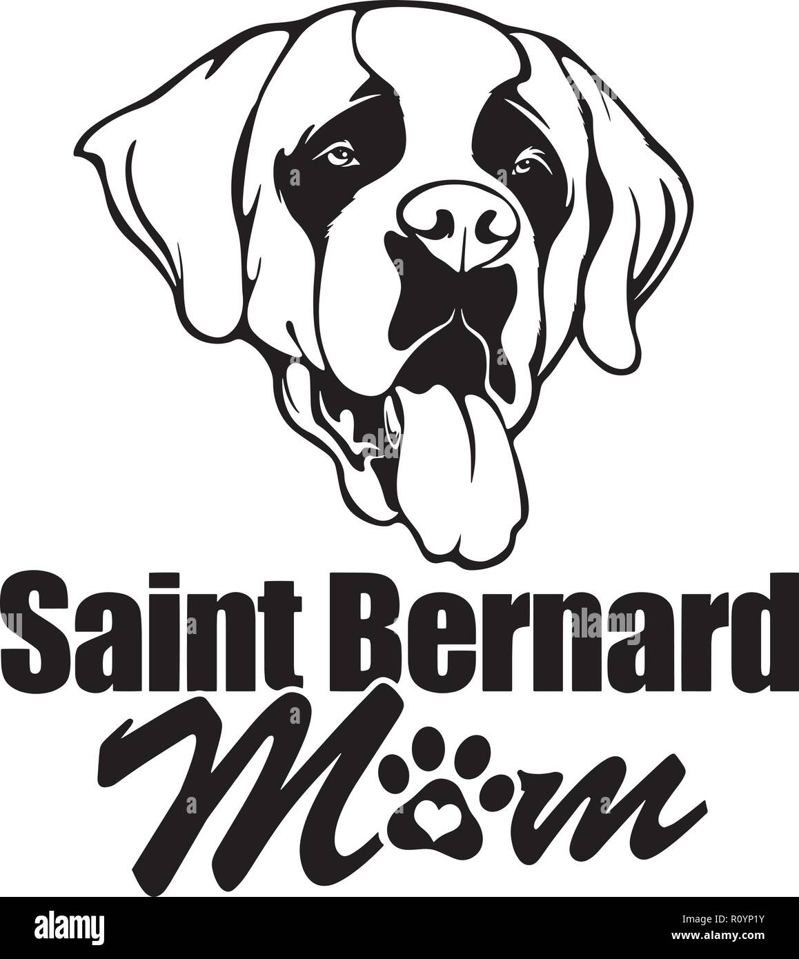 White faced st bernard 2025