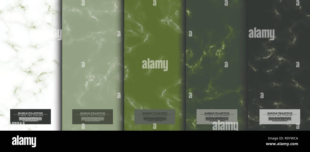 Marble collection abstract pattern texture matcha green background card ...