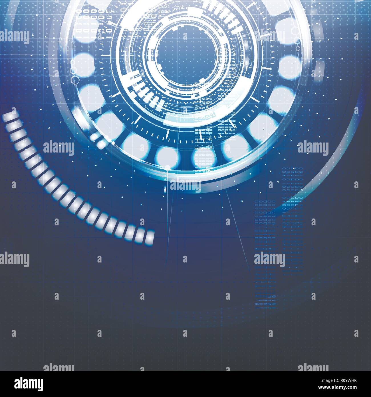 Technological future connection interface system modern abstract ...