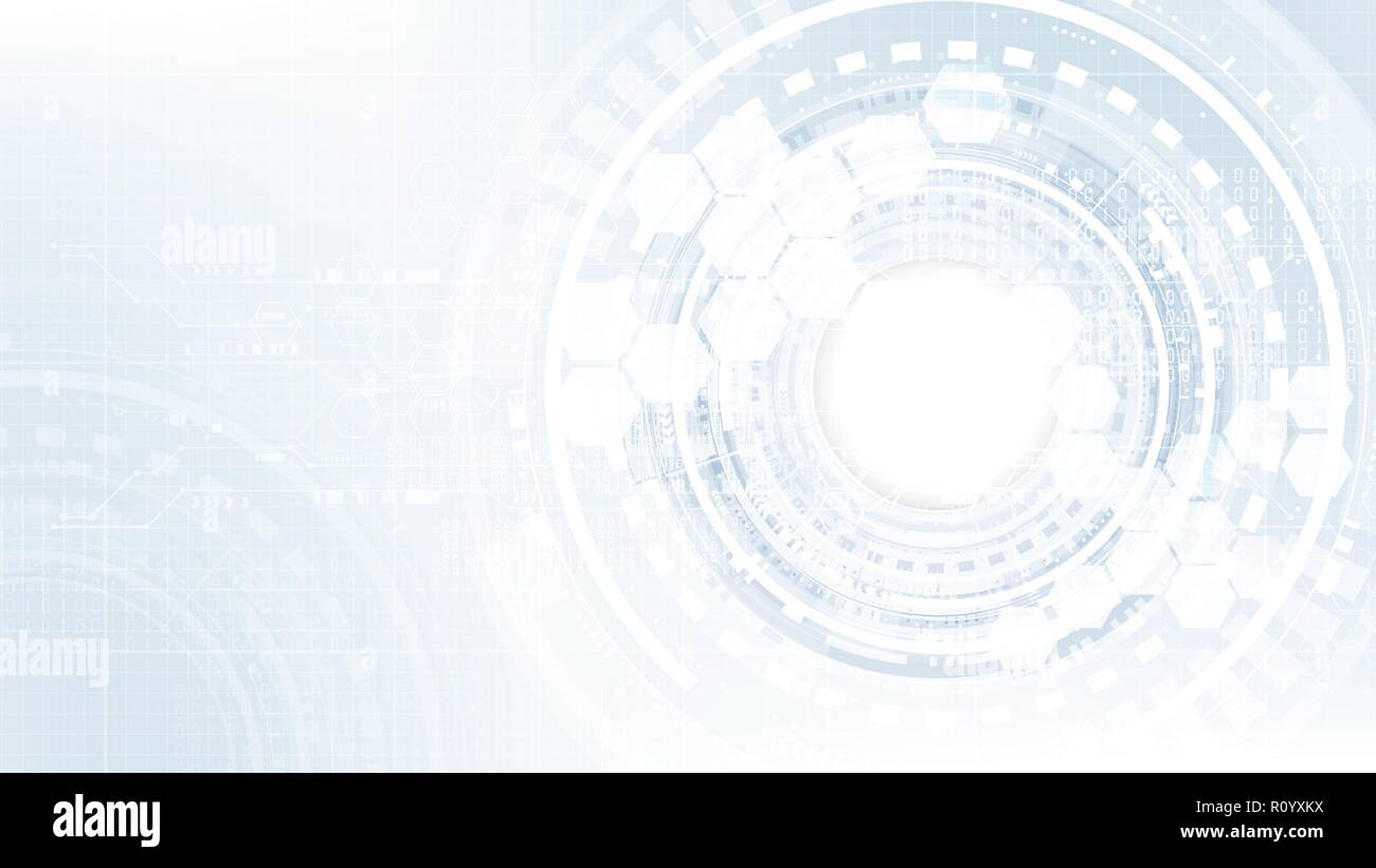 Technological interface bright future system abstract background ...