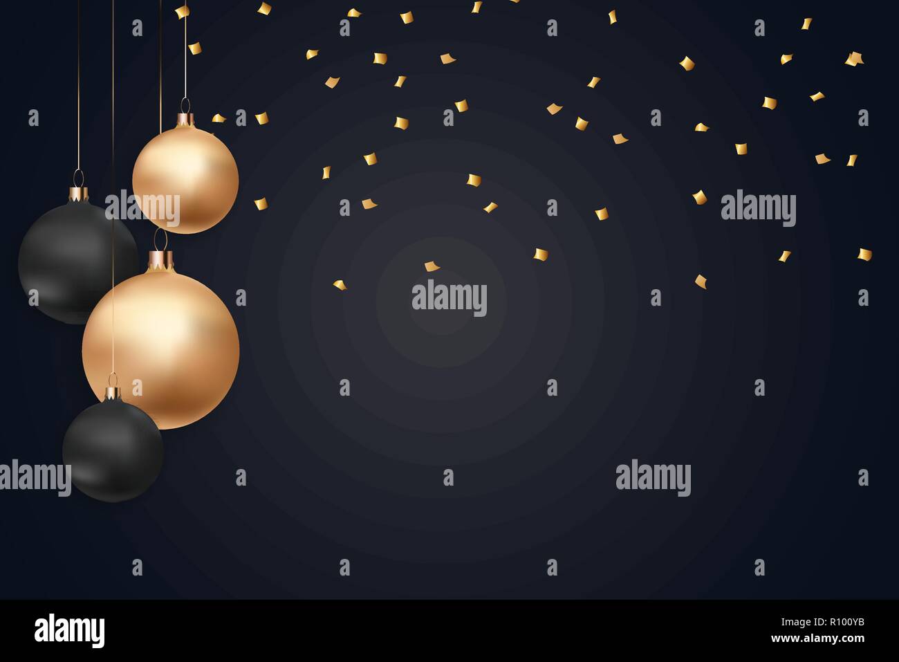 Merry Christmas and New Year Background. Vector Illustration Stock ...
