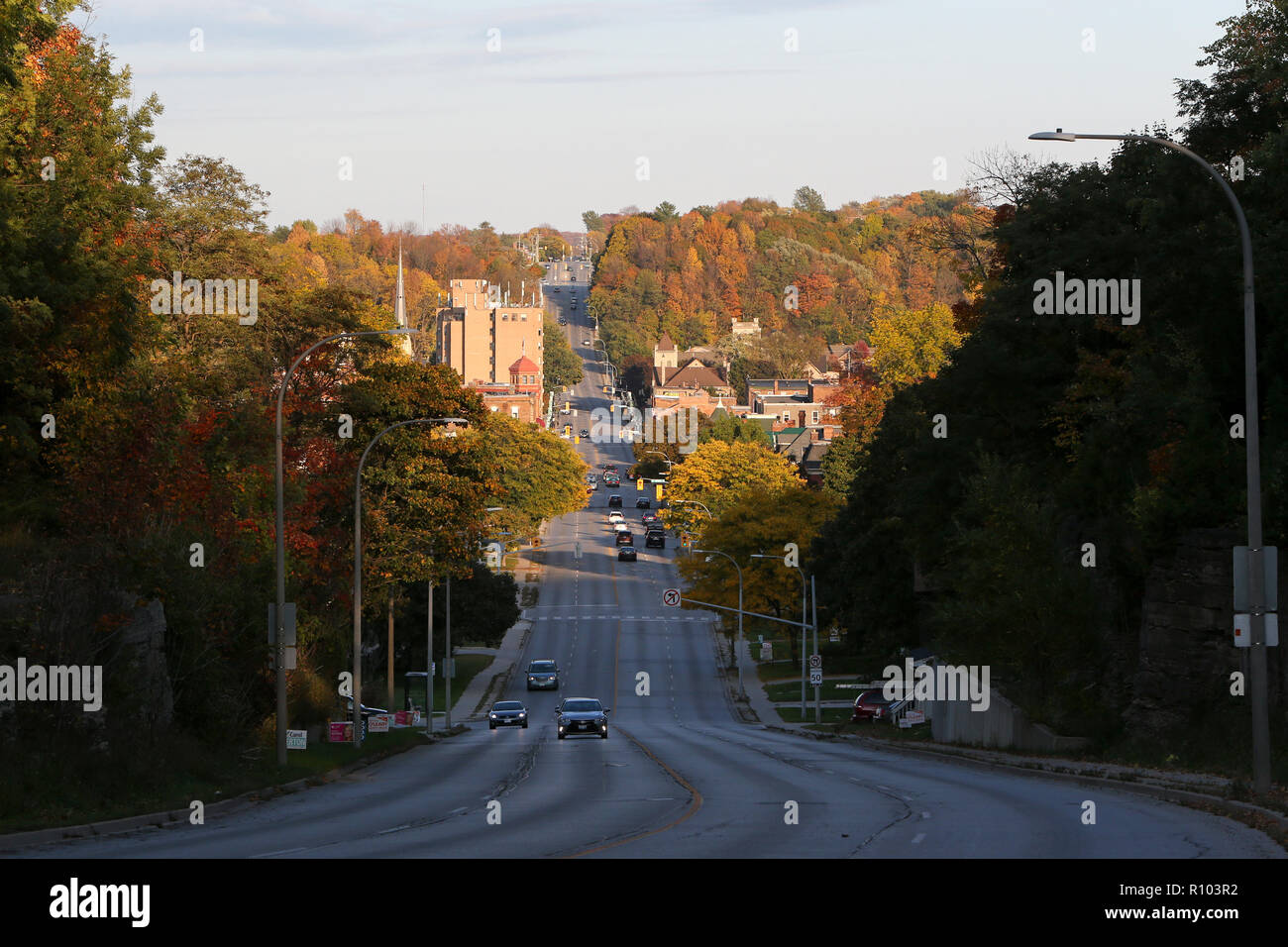Owen Sound Ontario Canada Spring 2018 Downtown Stock Photo Alamy