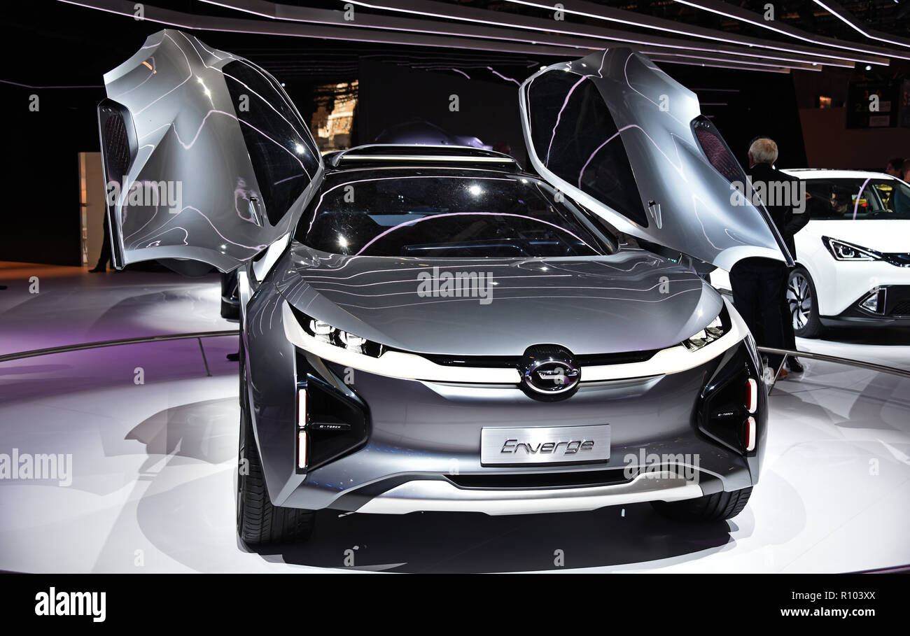 GAC Motor Enverge electric car, concept car, Mondial Paris Motor Show