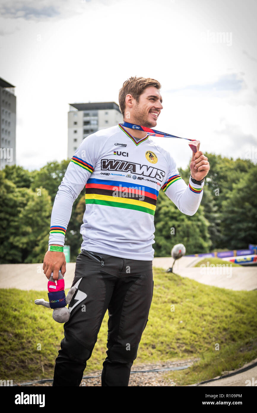 Sylvain Andre - Glasgow2018 European Championships - BMX Racing Stock ...