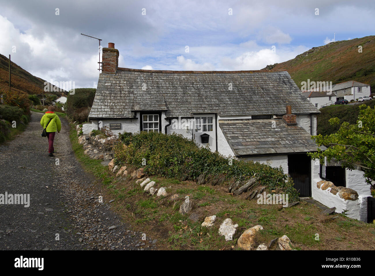 house, Boscastle, Cornwall, England, Great Britain Stock Photo