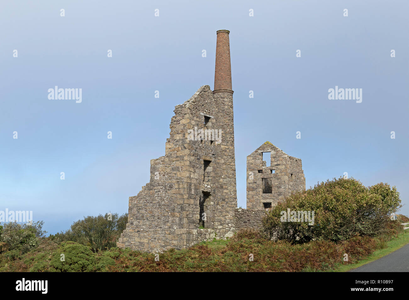 Carn Galver tin mine, Rosemergy, Cornwall, England, Great Britain Stock Photo Alamy
