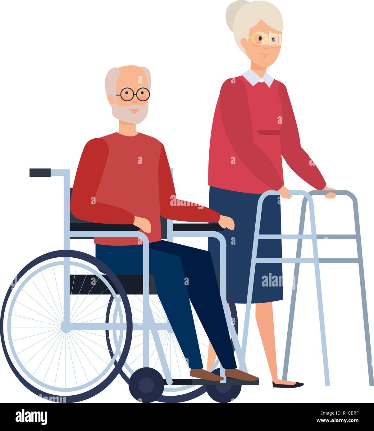 36+ Cartoon Picture Of Old Man With Walker Pictures