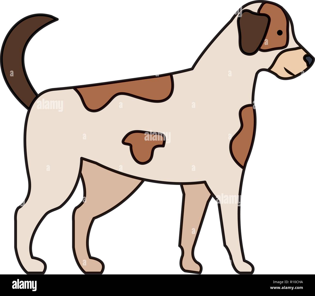 cute dog mascot icon vector illustration design Stock Vector Image ...