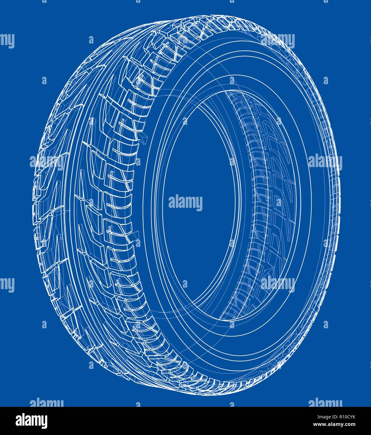 3d rendering tire Stock Vector Images - Alamy