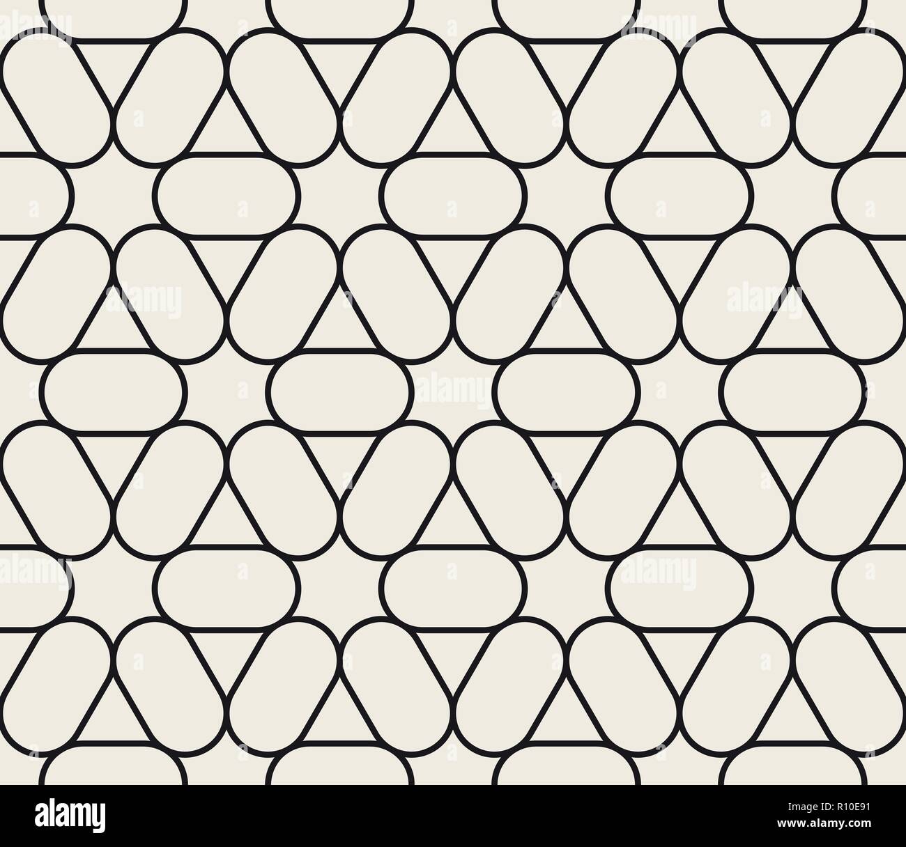 Vector seamless pattern. Modern stylish abstract texture. Repeating ...