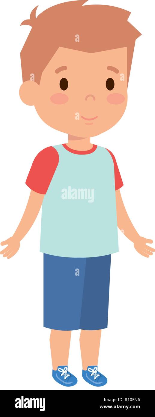 cute little boy character Stock Vector Image & Art - Alamy