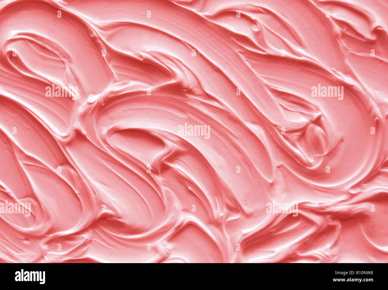 Pink frosting texture background Stock Photo
