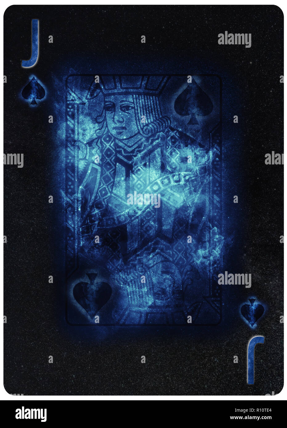 Jack Of Spades Playing Card Abstract Background Stock Photo Alamy