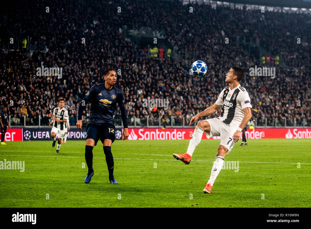 Turin, Italy. 07th Nov, 2018. Cristiano Ronaldo of Juventus during the UEFA Champions League match between Juventus and Manchester United at the Allianz Stadium, Turin, Italy on 7 November 2018. Manchester United won 1-2 Credit: Alberto Gandolfo/Pacific Press/Alamy Live News Stock Photo