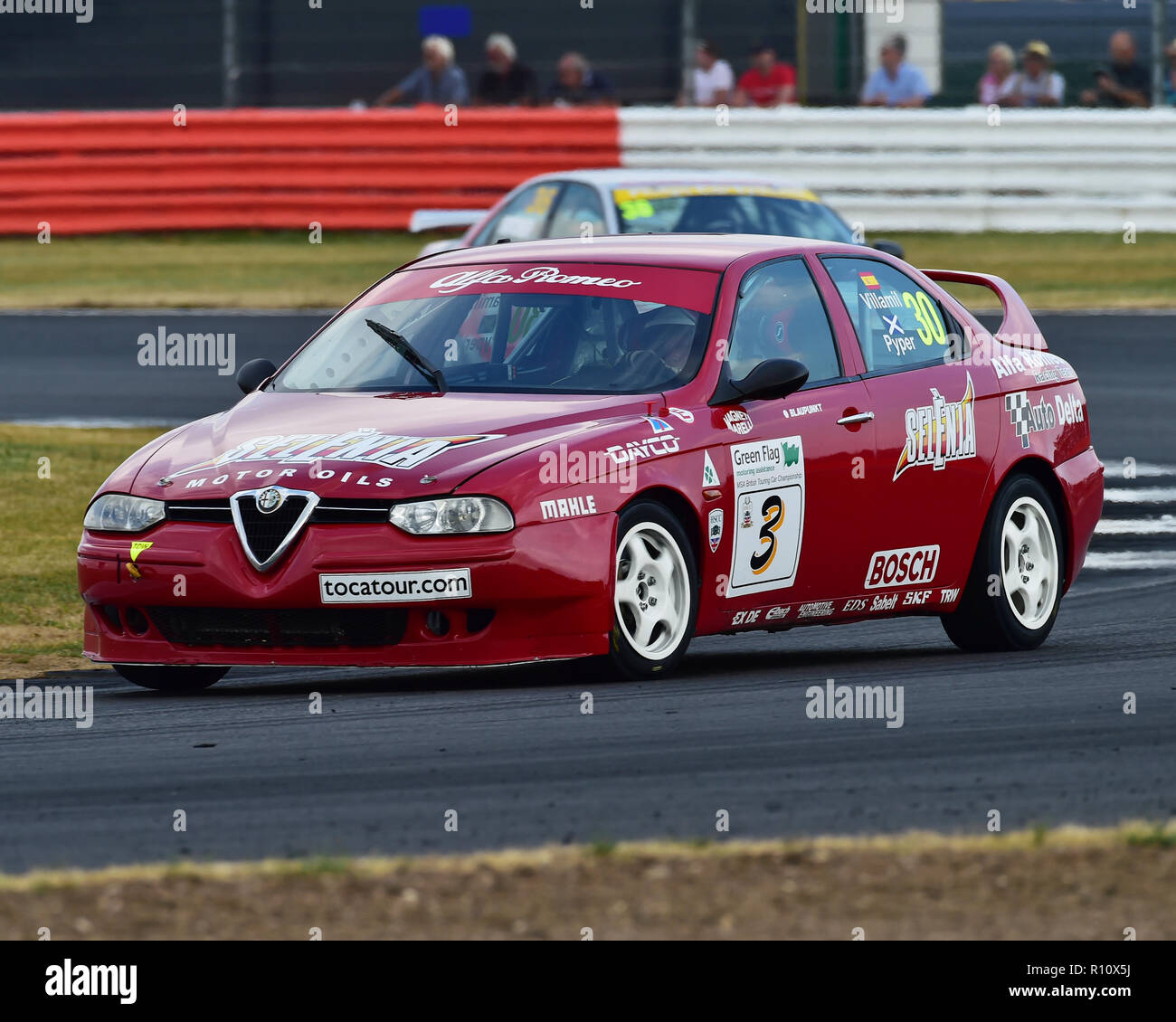 Gary Pearson, Alfa Romeo 156SP, Super Touring Trophy, Silverstone Classic, July 2018, Silverstone, Northamptonshire, England, circuit racing, cjm-phot Stock Photo
