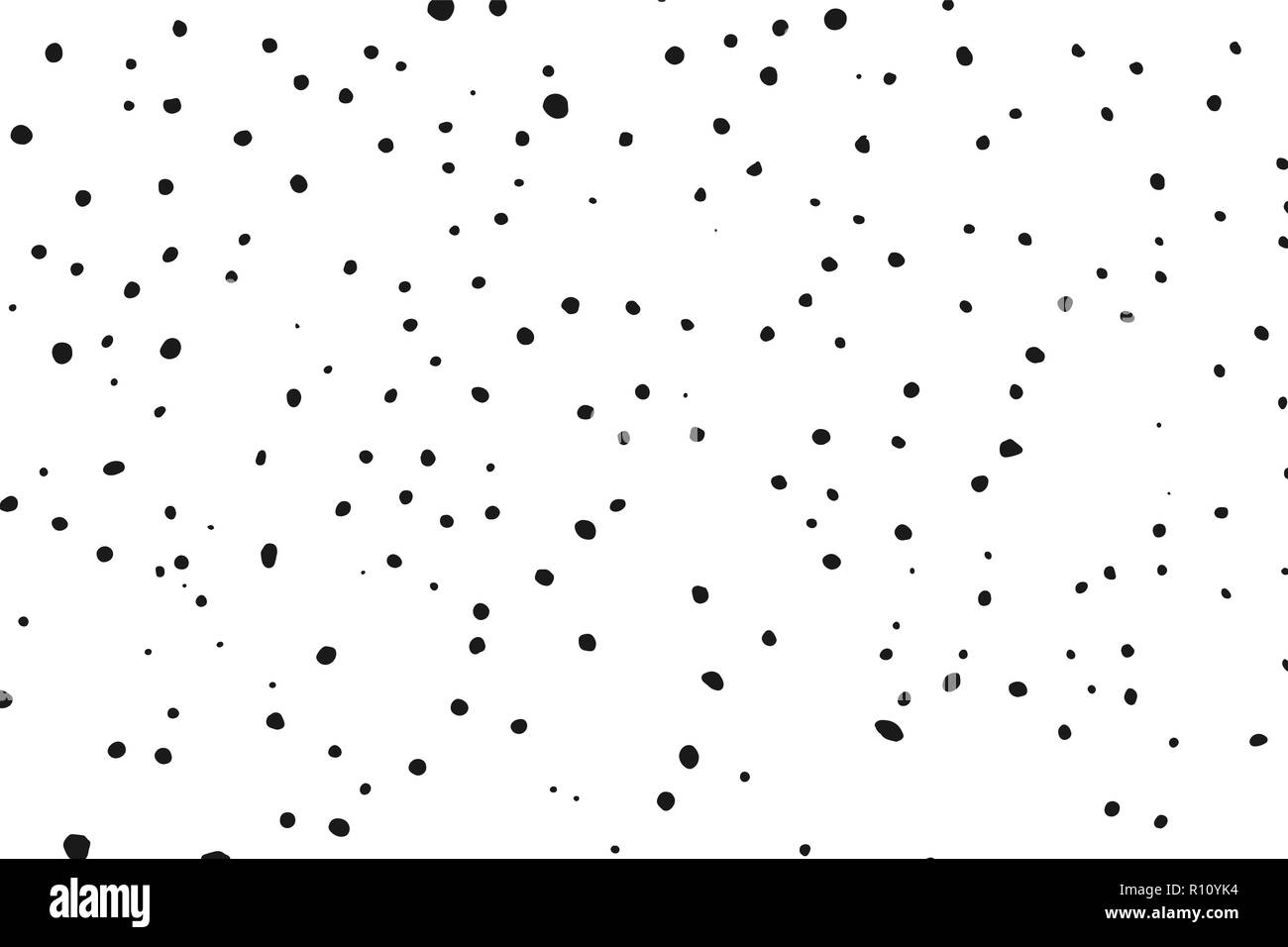 Black Grunge Abstract Texture Isolated On White Background. Grainy ...