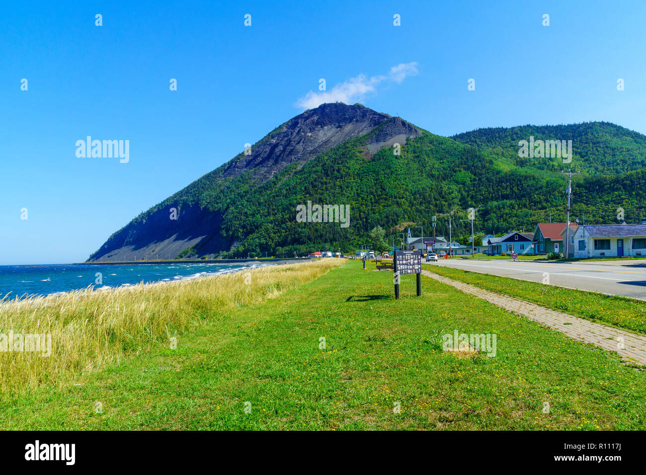 MontSaintPierre, Canada September 13, 2018 View of the village and landscape in MontSaint