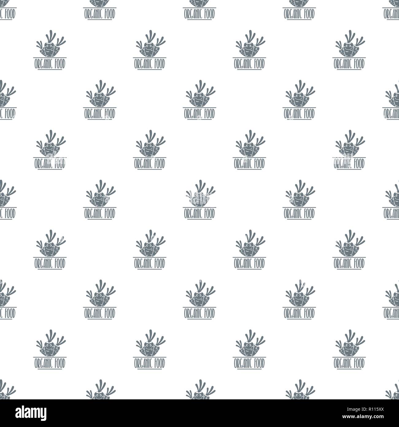 Carrot pattern vector seamless Stock Vector