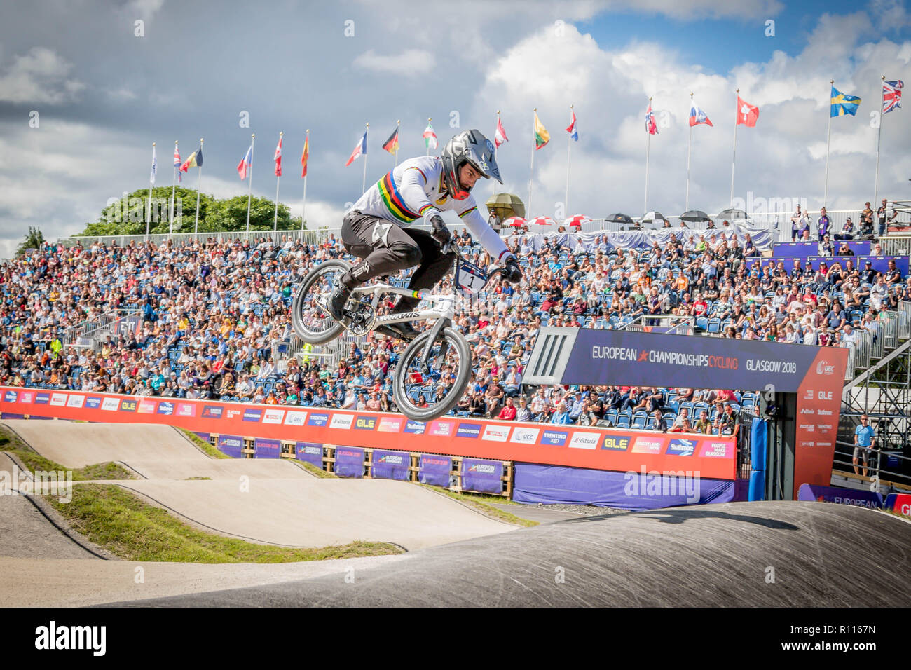 Sylvain Andre - Glasgow2018 European Championships - BMX Racing Stock ...