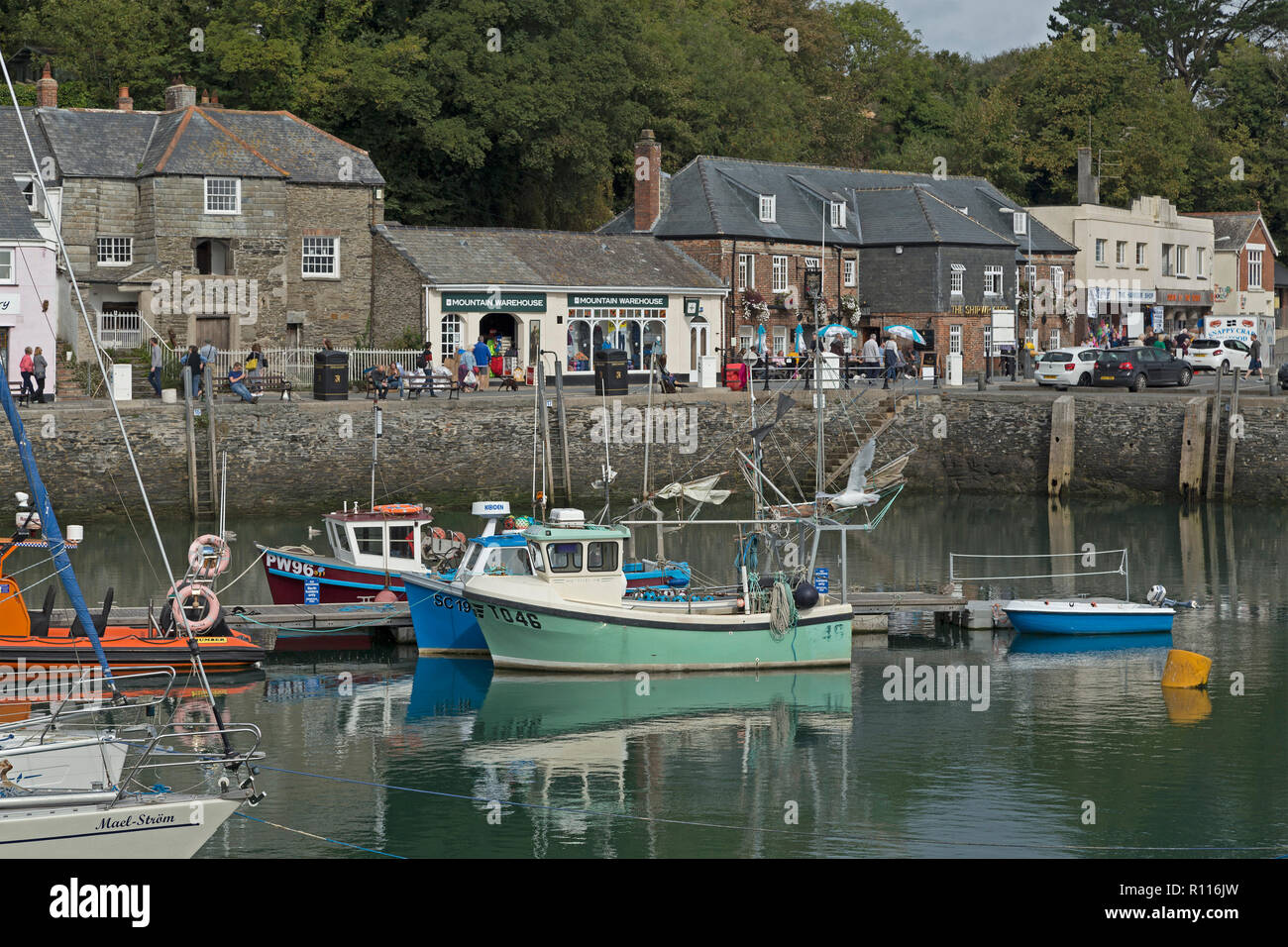 harbour, Padstow, Cornwall, England, Great Britain Stock Photo Alamy
