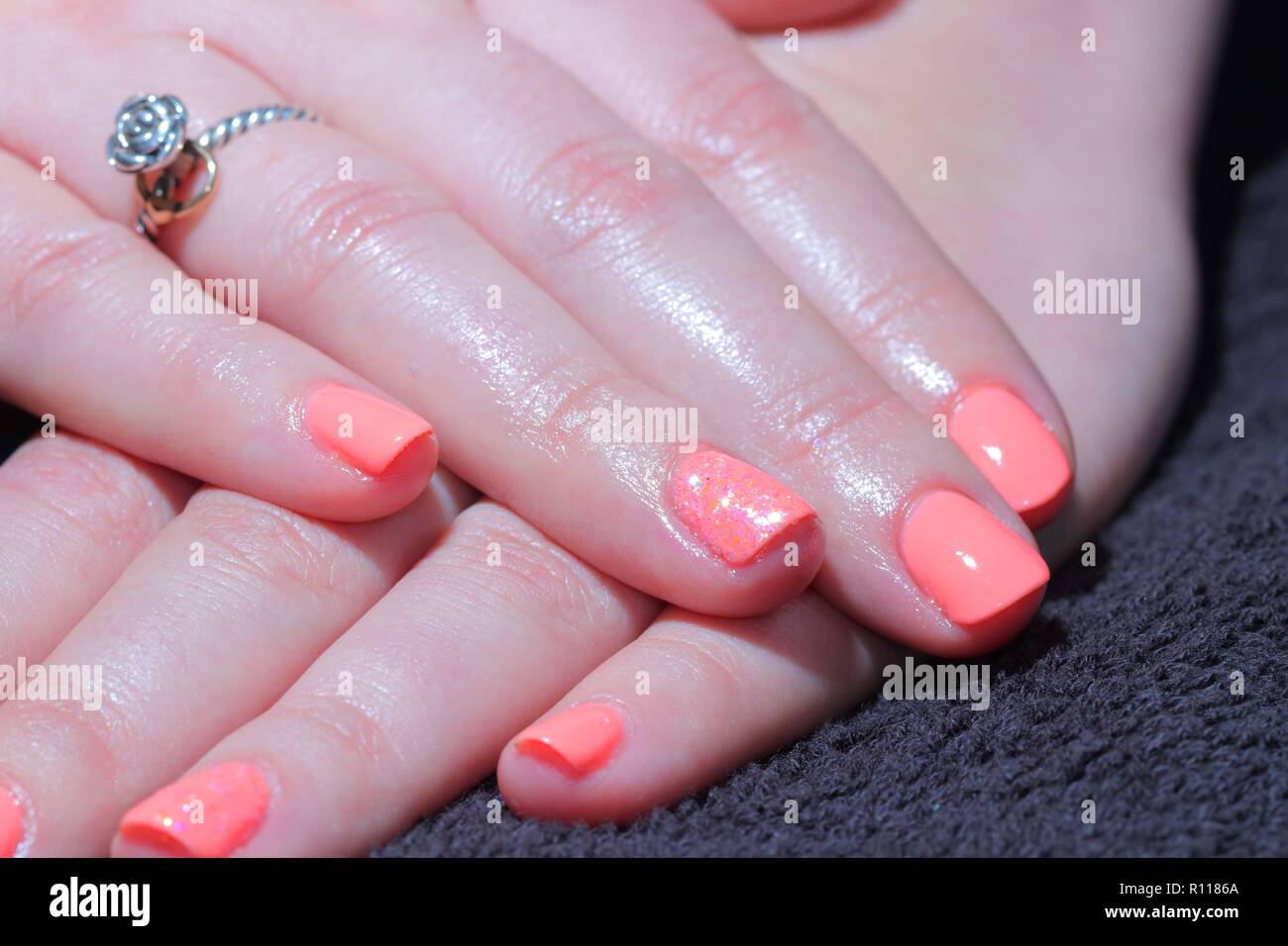 Glitter Gal - Believe - Creme Pastel Peach Coral Pink Nail Polish LTD  Exclusive | eBay