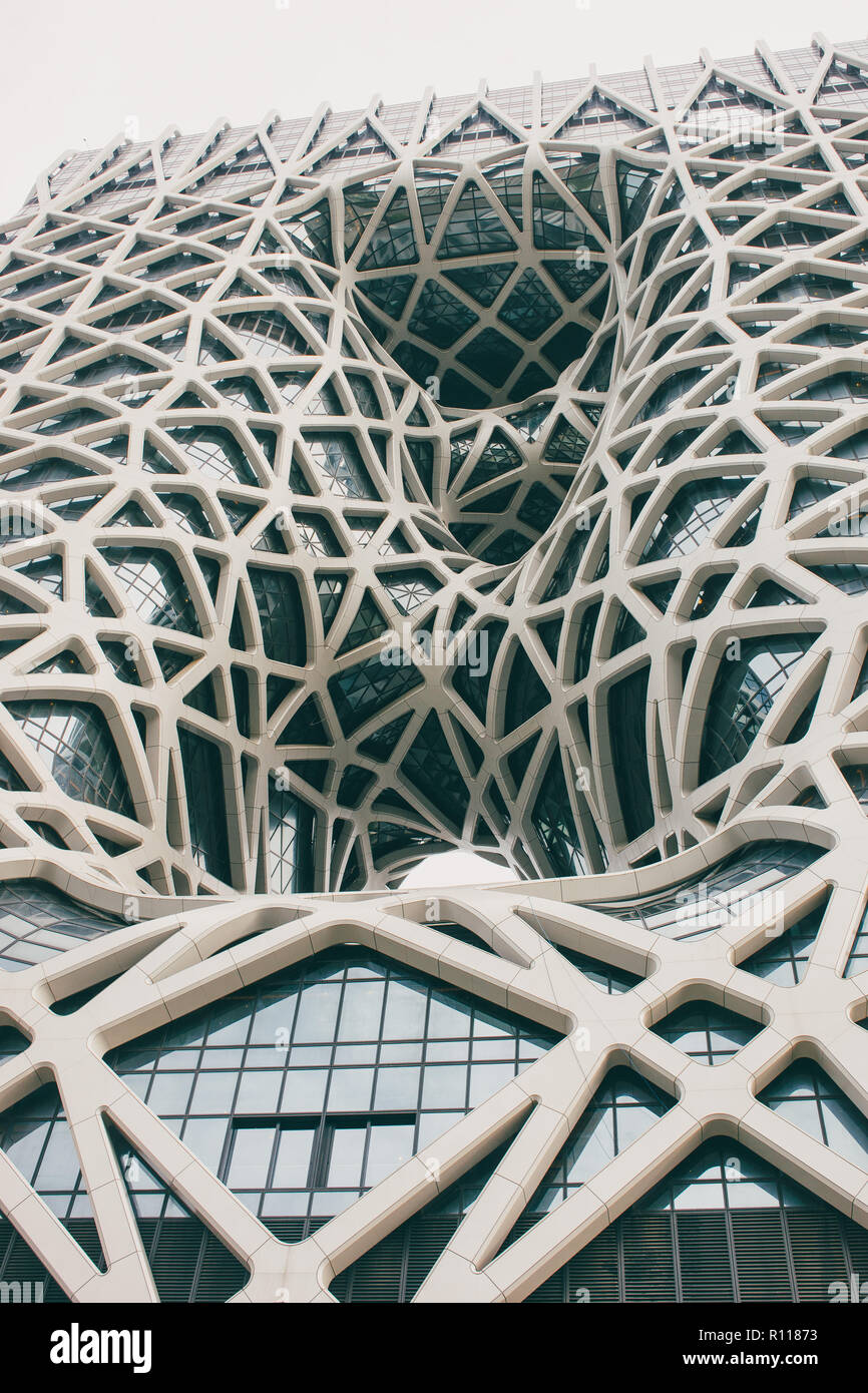 Morpheus hotel, luxury accommodation in Macau. Stock Photo