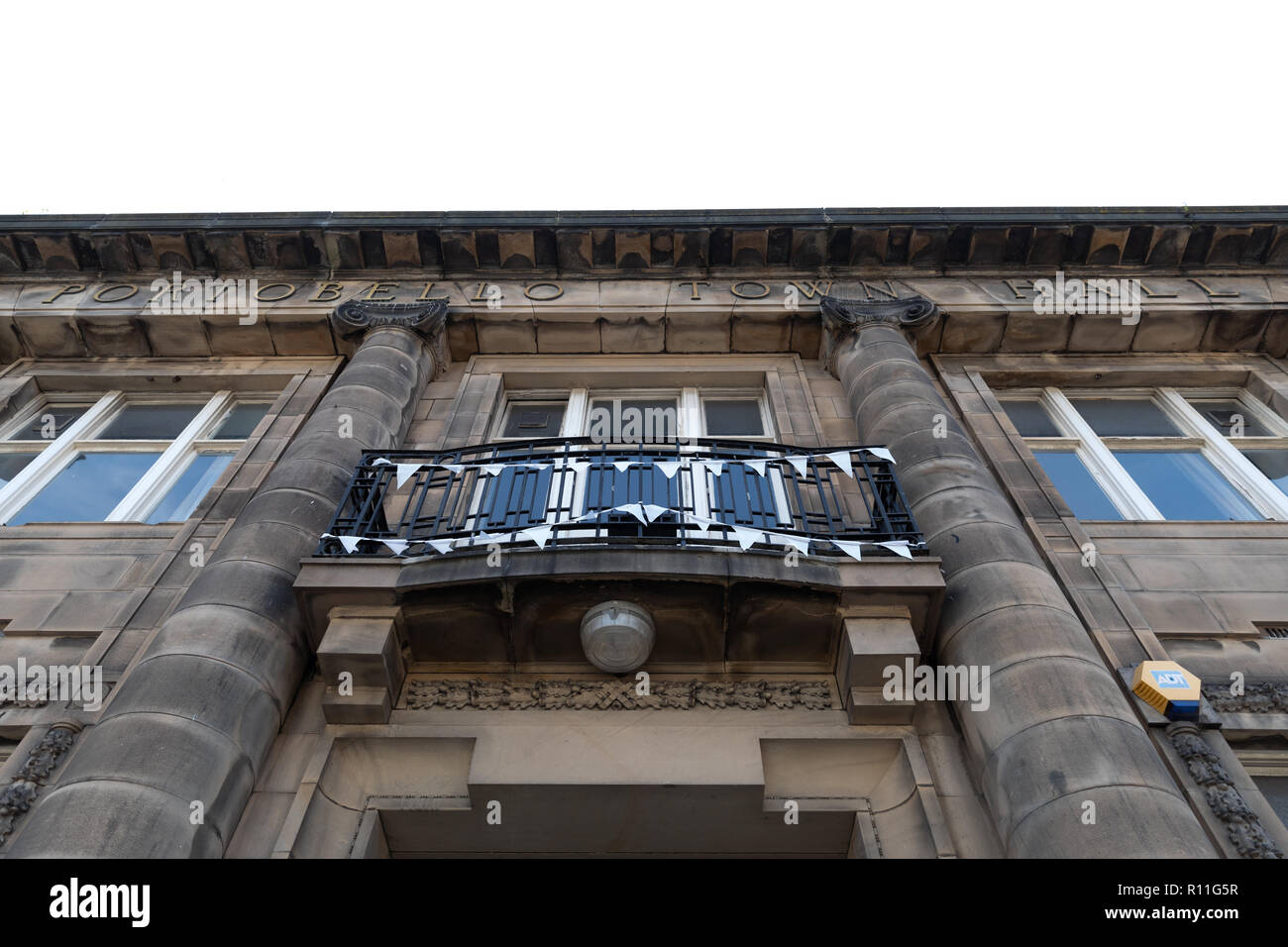 Looking up at Portobello Town Hall, Edinburgh, Scotland Stock Photo Alamy