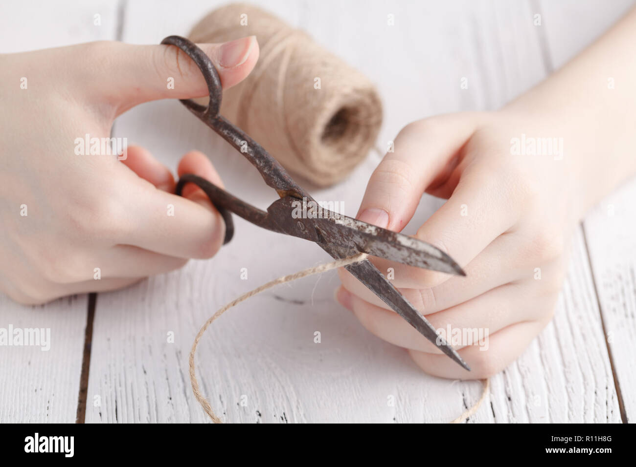 Packing old box tied hi-res stock photography and images - Alamy