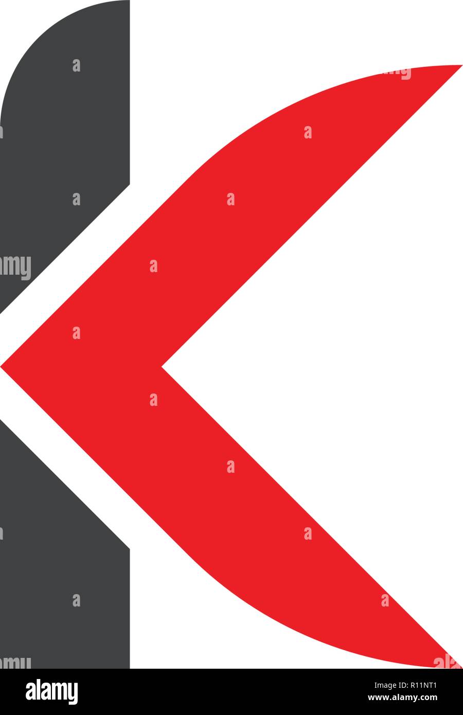 K Letter Arrow vector illustration icon Logo Template design Stock ...