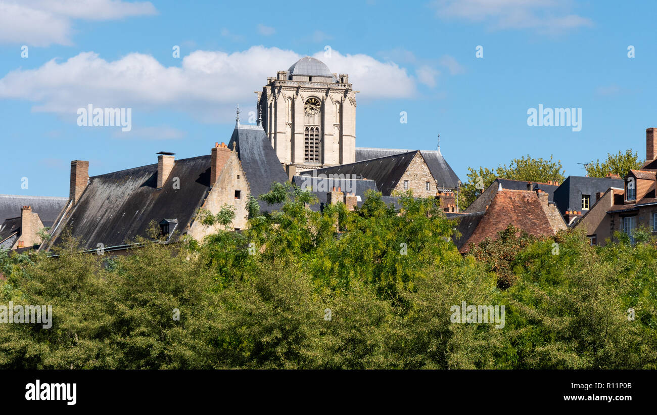 Le Mans city in France. Stock Photo