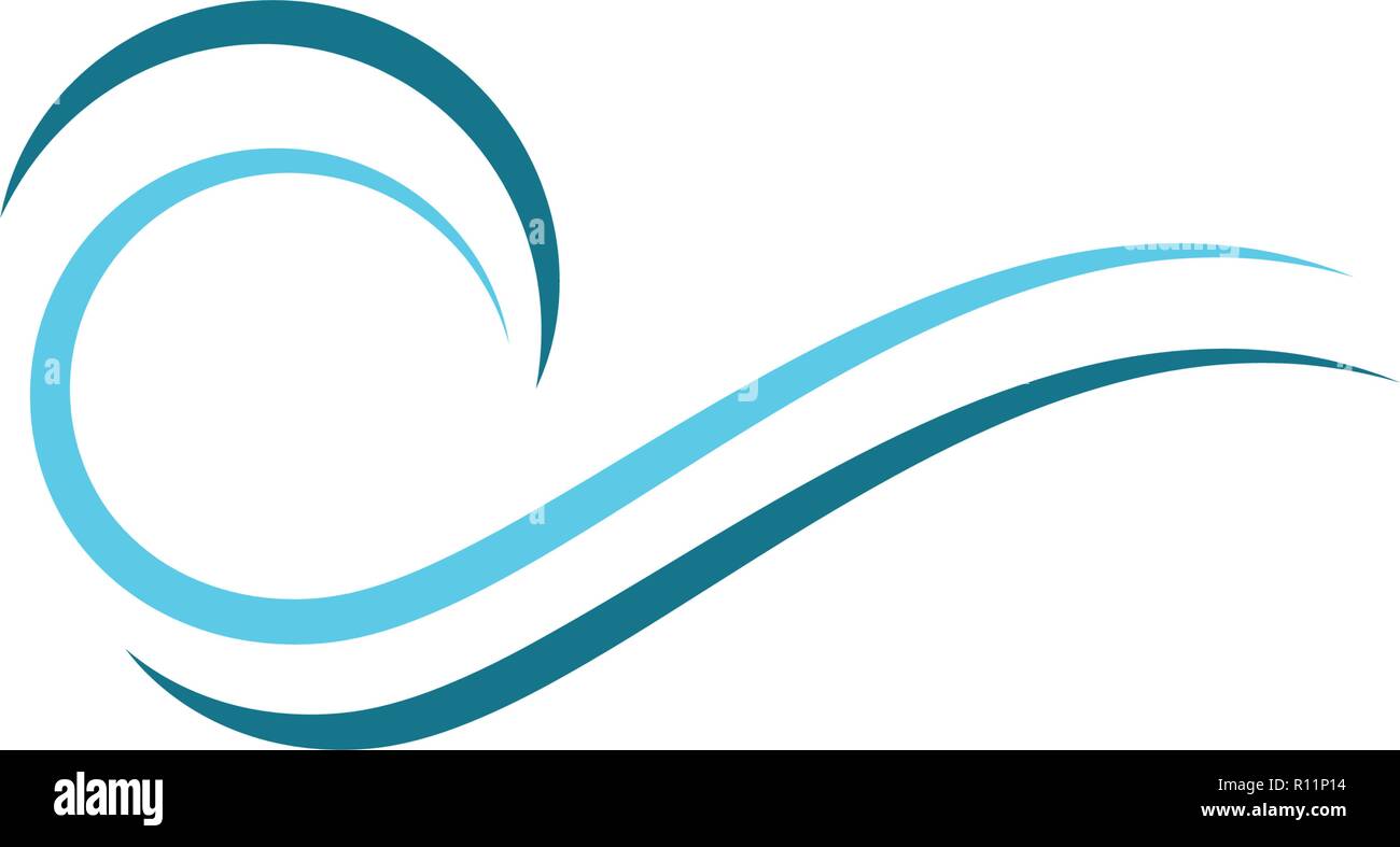 Water wave icon vector illustration design logo Stock Vector Image ...