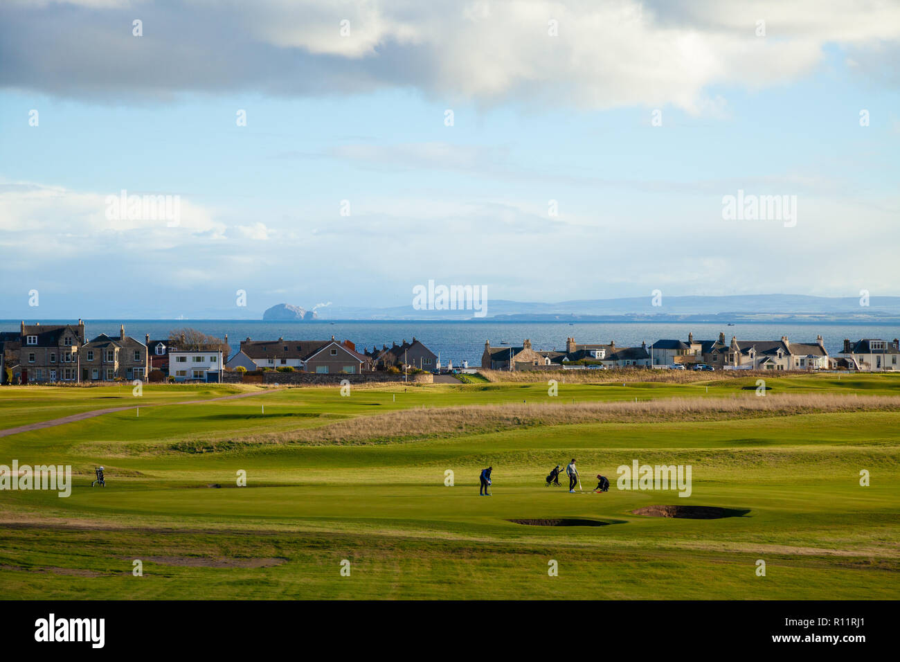 The golf course at Elie Fife Scotland Stock Photo Alamy